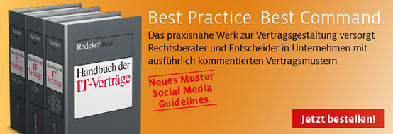 Redeker (Hrsg.), Handbuch der IT-Verträge