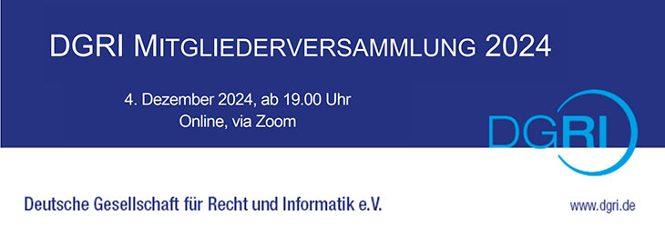 DGRI Mitgliederversammlung 2024